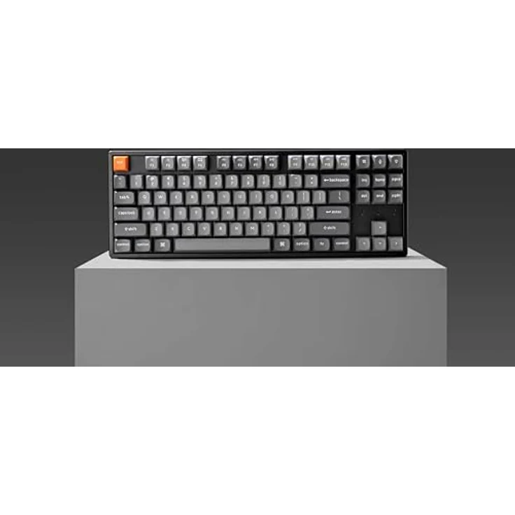 Keychron K8 Max Custom Wireless Mechanische Tastatur 2.4 GHz/Bluetooth/USB-C, Wiße LED, QMK/VIA Programmierbare Makros, PBT Keycaps, Super Red Switch, für Mac Windows – Bild 3