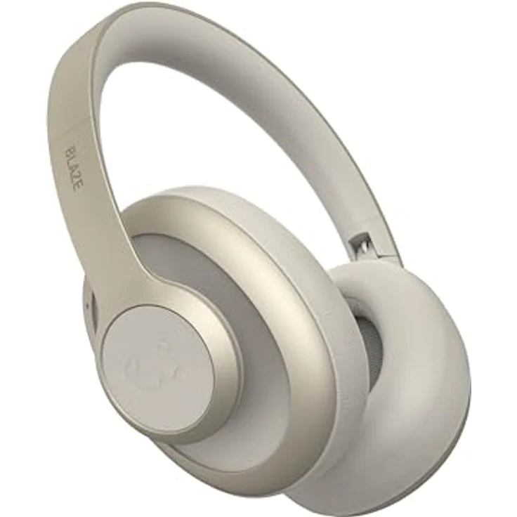 Fresh 'n Rebel Clam Blaze Bluetooth Kopfhörer Over Ear mit 80 Stunden Spielzeit, Perfect Calling, Wind-Noise Cancelling, Kabellos, Schnelladung, Tastensteuerung, Ambient-Sound-Modus (Beige) – Bild 1