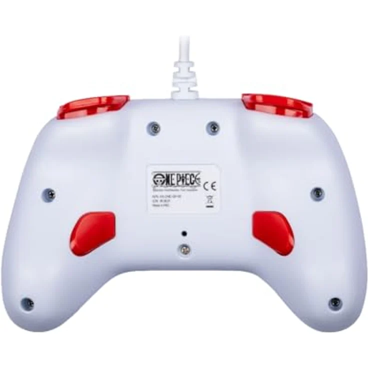 Konix One Piece Gamepad, Gaming Controller für PC und Switch, Weiss mit Piratenmodus – Bild 4