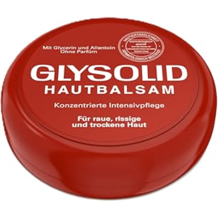 Glysolid Hautbalsam (100ml) - konzentrierte Intensivpflege für raue, rissige & trockene Haut mit Glycerin, frei von Farbstoffen & Parfüm – Bild 1