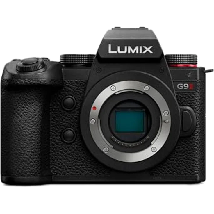 Panasonic LUMIX G9 Mark II Micro Four Thirds spiegellose Kamera, 25,2MP, 4K 120p/100p & 5,7K 30p/25p, Phasen-Hybrid-AF, 5-Achsen-BIS, OLED LVF, WLAN, Bluetooth, HDMI, nur Gehäuse, Schwarz – Bild 1
