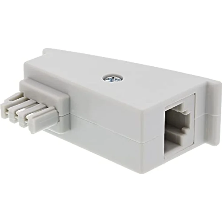 InLine 69949 TAE-F DSL Adapter, TAE-F Stecker auf RJ45 Buchse, 8P2C für Fritzbox – Bild 2