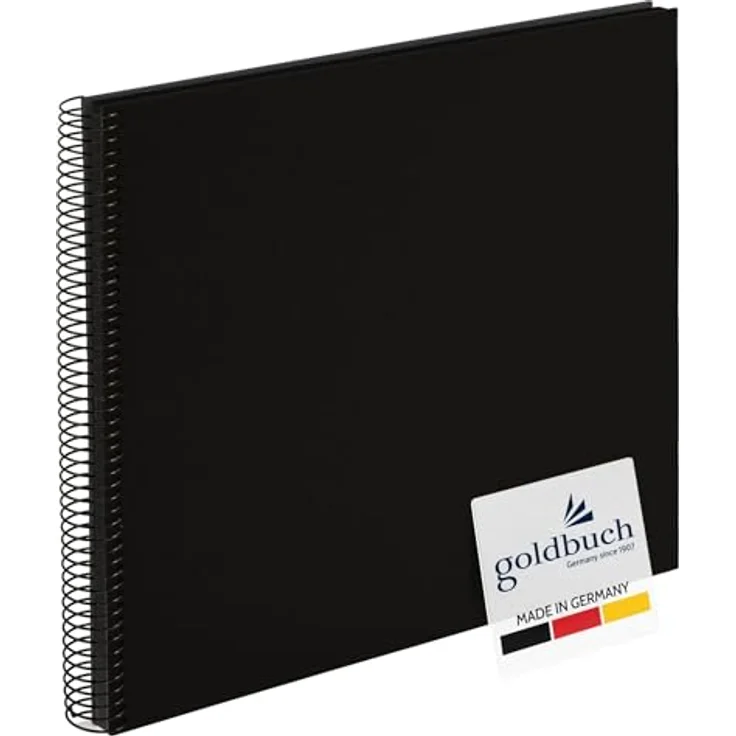 goldbuch Spiralalbum, Bella Vista, 35 x 30 cm, 40 schwarze Seiten, Leinen, Schwarz, 25997 – Bild 2