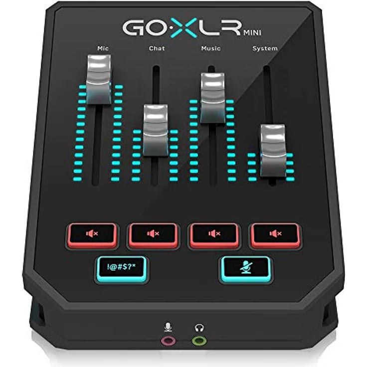 TC-Helicon GoXLR Mini, USB Mischpult mit 4 Fadern, Midas-Preamp und integrierter PC App für Live-Streaming und Content Creation – Bild 5