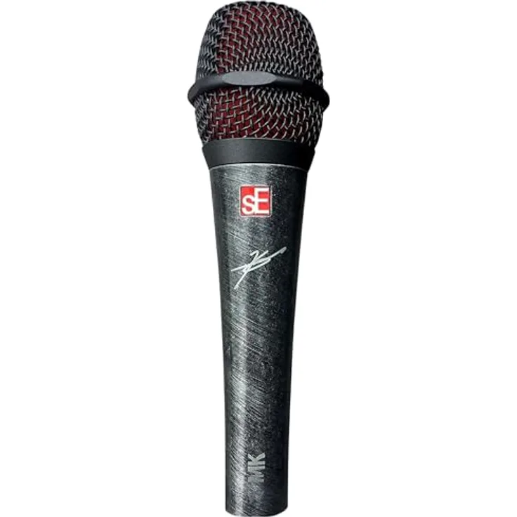 SE Electronics V7 MK, Dynamisches Gesangsmikrofon Myles Kennedy Signature Edition mit Supernierencharakteristik, integrierten Popfilter und robustem Mikrofonkorb, schwarz