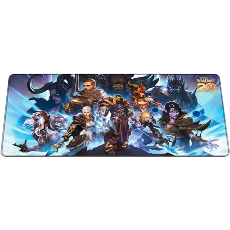 Dark Project World of Warcraft Gaming-Mauspad XL, 90 x 42 cm, wasserabweisend, rutschfeste Gummibasis, Midnight Artwork – Bild 2