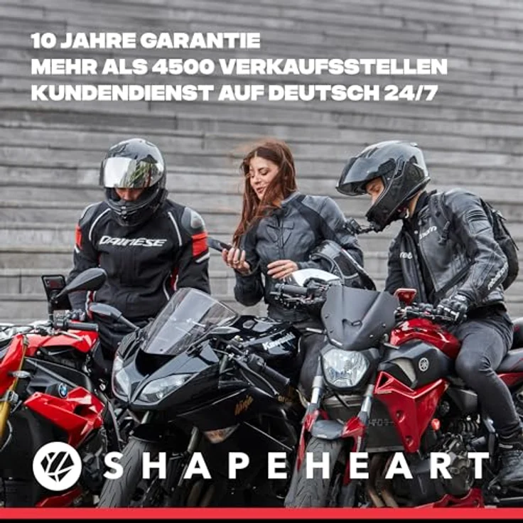 Shapeheart Klassische Ersatzhülle Halterungen, vibrationshemmend, wetterfest - Universell einsetzbar, schwarz – Bild 5