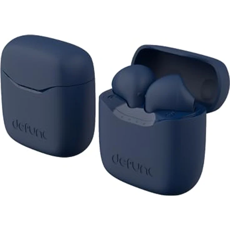 Defunc True Lite Earbuds, In-Ear Kopfhörer, Wireless, Blau, 20 h Akkulaufzeit, IPX4 Wasserresistenz – Bild 4