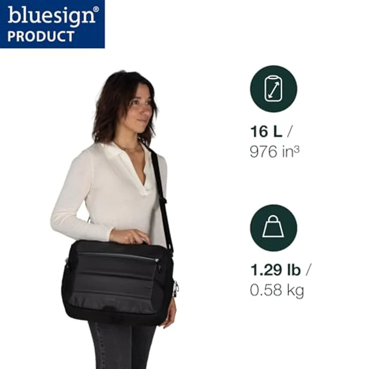 Osprey Ozone Aktentasche 42 cm mit Laptopfach (17.32"), Nylon, Schwarz, Unisex, viele Fächer – Bild 2