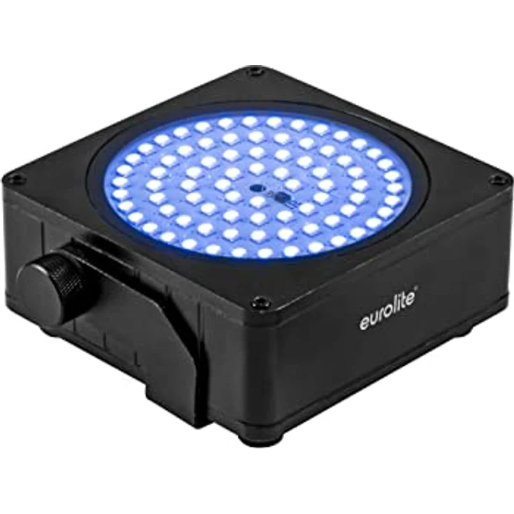 EUROLITE AKKU IP Flat Light SMD sw | Flacher IP65-Scheinwerfer mit 81 x RGBW-SMD-LED, QuickDMX-Transceiver und IR-Fernbedienung – Bild 1
