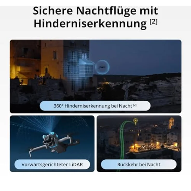 DJI Mini 5 Pro Drohne, 4K Ultra HD mit 1-Zoll-CMOS-Kamera, omnidirektionaler Hinderniserkennung, DJI RC-N3 Fernsteuerung – Bild 4