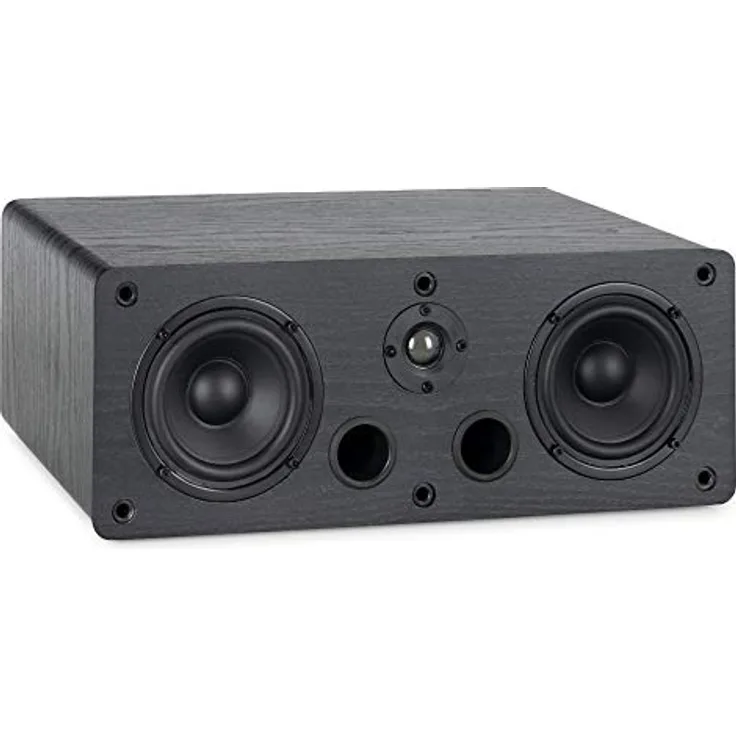 McGrey CS-440 BK Regal Lautsprecher - 2-Wege Full-Range Center Lautsprecher mit 40W RMS Leistung - Schwarz
