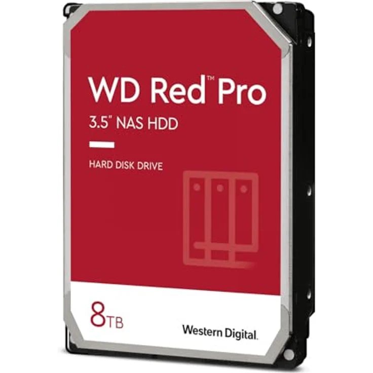 WD Red Pro NAS Hard Drive WD8003FFBX - Festplatte - 8 TB - intern - 3.5 Zoll (8.9 cm) - SATA 6Gb/s - 7200 rpm - Puffer: 256 MB (WD8003FFBX) – Bild 2