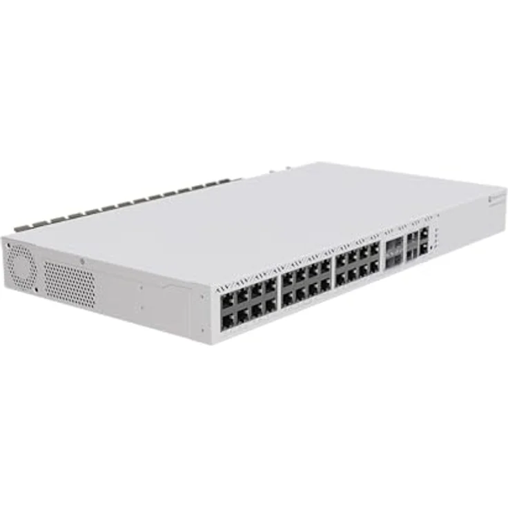 MikroTik CRS326-4C+20G+2Q+RM, 20x 2.5G ETH Ports, 4x Combo (10G RJ45 oder SFP+), 2x 40G QSFP+, L6 Router, 1U RM, Dual Redundant PSU, Schwarz – Bild 3