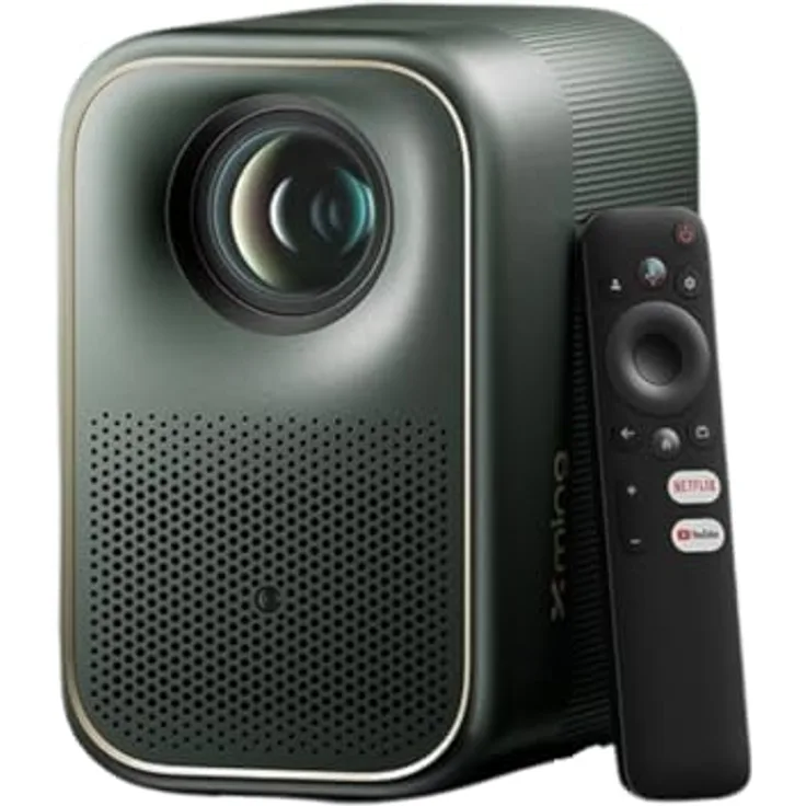 Formovie Xming Pageone, Beamer mit Google TV, 500 CVIA Lumen, Dolby Vision und Audio, HDMI 2.1, USB 3.0, Demoware Platin