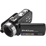 KKmoon 1080P digitale Videokamera, FHD-Camcorder mit 30 MP, 18-fachem Digitalzoom, 3,0-Zoll-IPS-Bildschirm, Autofokus und Gesichtserkennung, inkl. 2 Batterien und Fernbedienung für YouTube-Vlogging