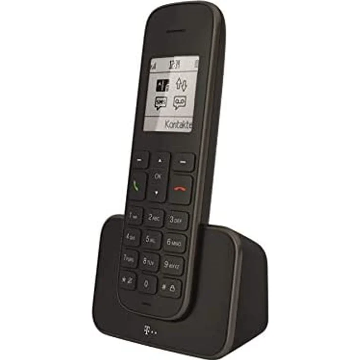 Telekom Sinus 207 Schnurlostelefon DECT analog, schwarz – Bild 2