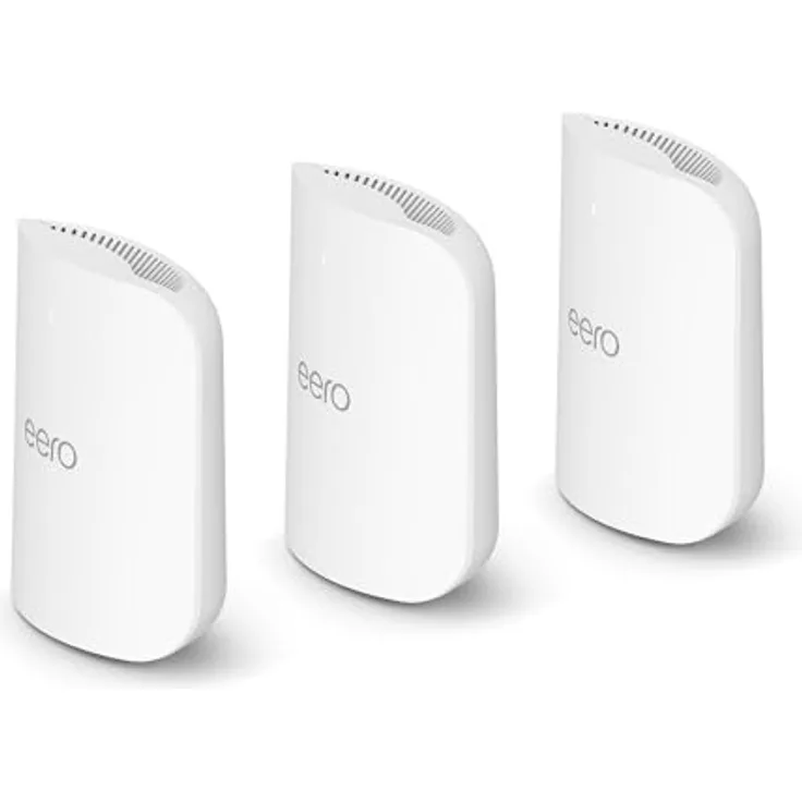 eero Pro 7, Triband-Mesh-Wi-Fi-7-Router, bis zu 5 Gbit/s, WLAN-Abdeckung bis 560 m², 3er-Pack