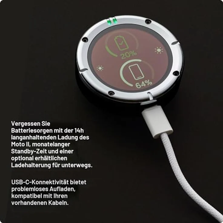 Beeline Moto II Classic Navigationssystem, GPS für Motorräder mit hochauflösendem Farbdisplay und Turn-by-Turn-Navigation – Bild 8