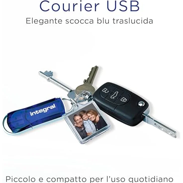 Integral INFD32GBCOU Courier USB-Speicherstick, Blau 256 GB 256 GB – Bild 3