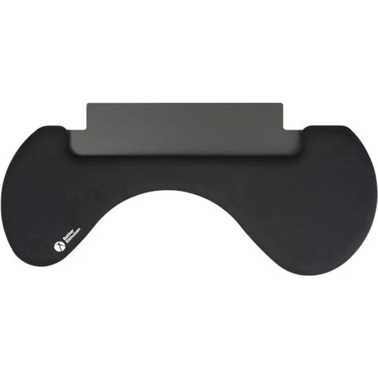 Bakker Elkhuizen ErgoSlider Plus, Unterarmstütze für Tastatur, Schwarz/Dunkelgrau/Gelb