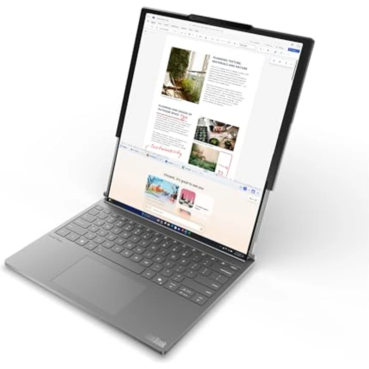 Lenovo ThinkBook Plus G6 Rollable, 14" Notebook mit Intel Core Ultra 7 258V, 32 GB RAM, 1 TB SSD, 2K-Display, Grau – Bild 10
