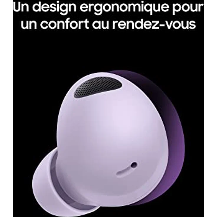 Samsung Galaxy Buds2 Pro, Bluetooth-Kopfhörer, True Wireless, Geräuschunterdrückung, Ladetasche, Qualität, Wasserdicht, Weiß – Bild 5