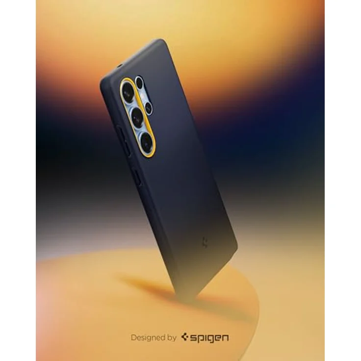 Spigen NanoPop MagFit Hülle für Samsung Galaxy S25 Ultra, Kompatibel mit MagSafe -Blueberry Navy, Zweifarbiger Kameraring, Glattes TPU, Schutzrand – Bild 5