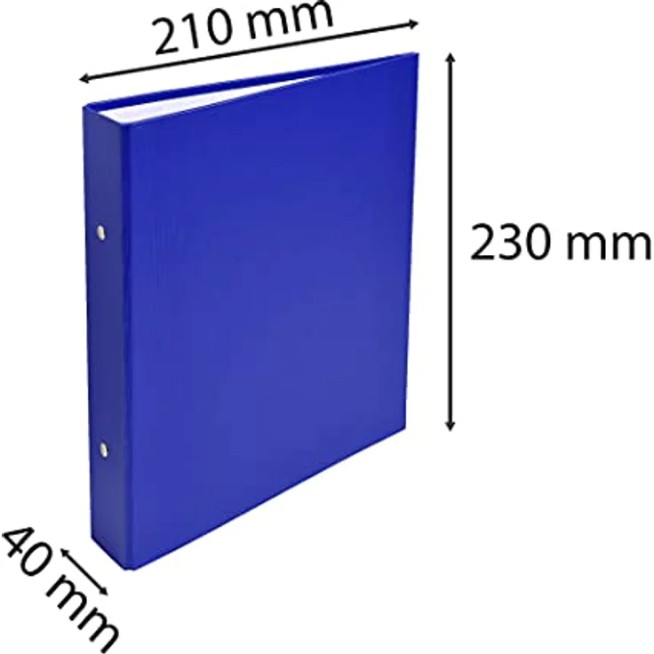 EXACOMPTA Präsentationsordner DIN A5, 2-Ringmechanik, 30 mm, blau – Bild 2