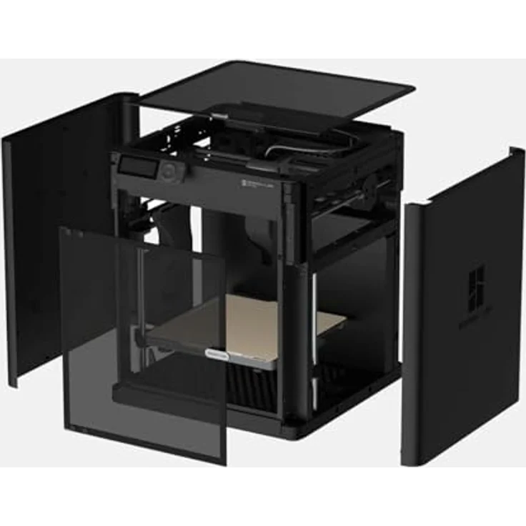 Bambu Lab P1S 3D-Drucker, Bivolt, geschlossener Körper, hochtemperaturfähig, bis zu 16 Farben, automatische Kalibrierung – Bild 2