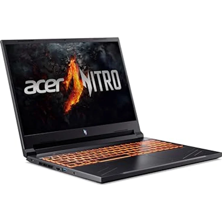 Acer Nitro V16 (ANV16-41-R961) Gaming Laptop | 16" WUXGA 165Hz Display | AMD Ryzen 7 8845HS | 16 GB RAM | 1 TB SSD | NVIDIA GeForce RTX 4060 | Windows 11 | QWERTZ Tastatur | schwarz – Bild 3