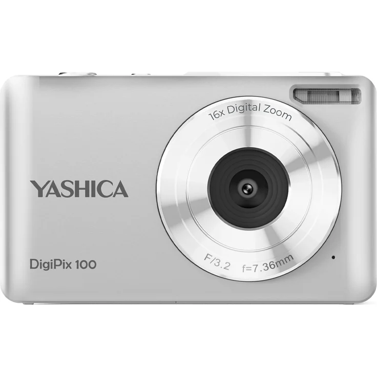 Yashica DigiPix 100, Kompaktkamera in Silber mit lebendigen Bildern und vielseitiger Anwendung