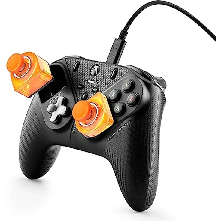 Thrustmaster ESWAP S PRO CONTROLLER LED ORANGE CRYSTAL LIMITED EDITION, Offiziell Lizenziert für Xbox Series X|S – Exklusiv bei AMAZON