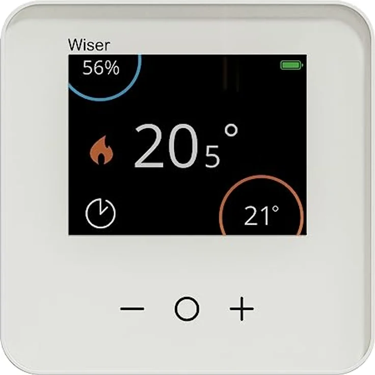 Merten Smart Home Raumthermostat mit Display ,kompatibel mit Amazon Alexa und Google Home, App Funktion ,einfache Installation und Energie sparen – Bild 2