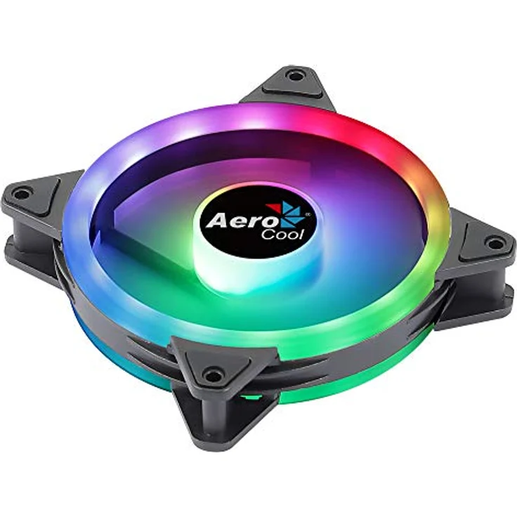 Aerocool Duo 12 Computergehäuse Ventilator 12 cm Schwarz (AEROPGSDUO12ARGB-6P) – Bild 5
