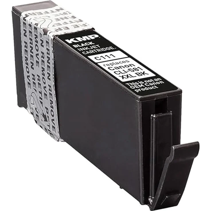 KMP Druckerpatrone für CLI-581 XXL BK Schwarz - Kompatibel - Tintenpatrone für Canon PIXMA TS6150 TS8150 - Office Druckerzubehör – Bild 3