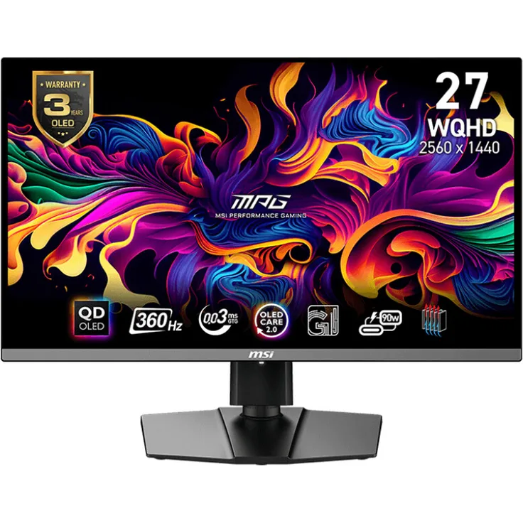 MSI MPG 271QRXDE 26,5 Zoll WQHD Gaming Monitor (0,03 ms Reaktionszeit, 360 Hz)