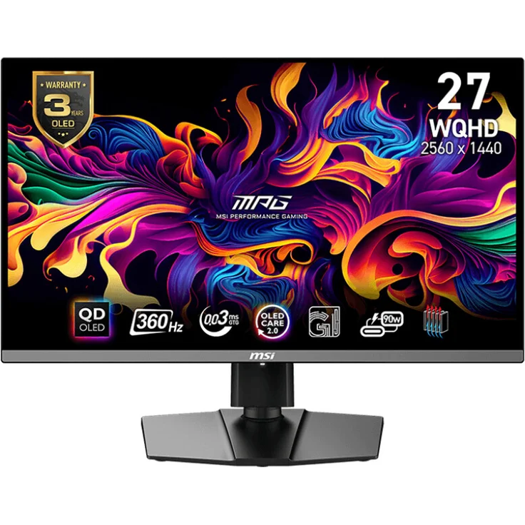 MSI MPG 271QRXDE 26,5 Zoll WQHD Gaming Monitor (0,03 ms Reaktionszeit, 360 Hz) – Bild 1