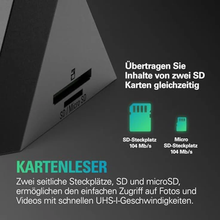 Elgato USB Hub – Für Stream Deck +, 2 USB-C-Anschlüsse/2 USB-A-Anschlüsse, Stromversorgung, SD-/microSD-Kartenleser – USB-C, Mac/PC (Silber) – Bild 5