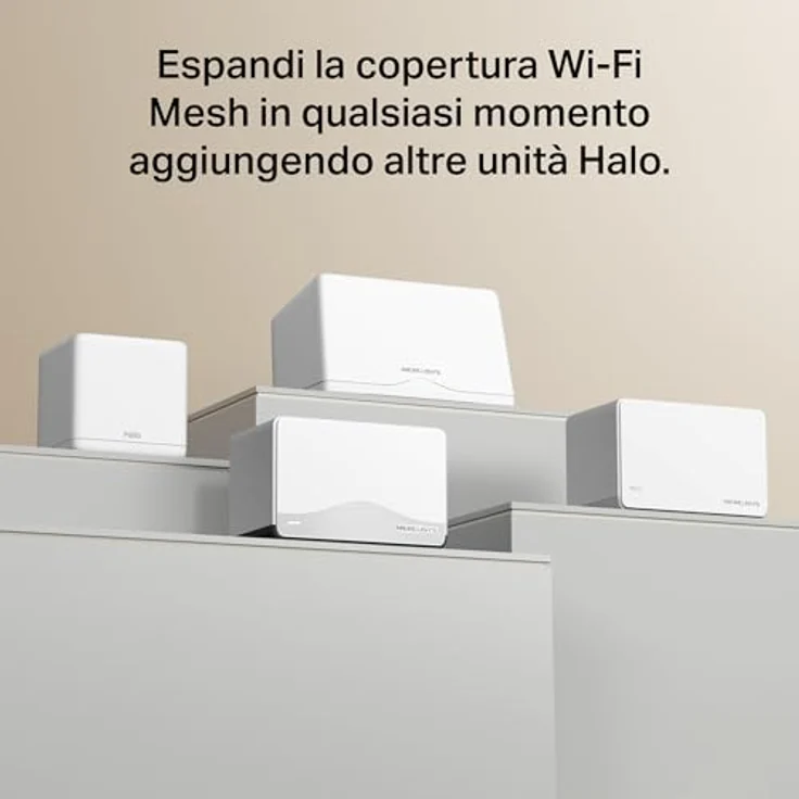 Mercusys BE3600 Halo H27BE, Wi-Fi 7 Mesh System (3er-Pack), bis zu 3600 Mbit/s, Dual-Band, Weiss – Bild 7