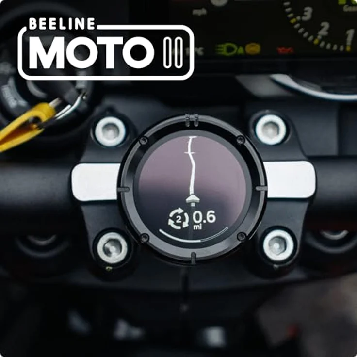 Beeline Moto Anniversary Edition Navigationssystem, GPS mit hochauflösendem IPS-TFT Farbdisplay und kartenbasierter Turn-by-Turn-Navigation – Bild 2