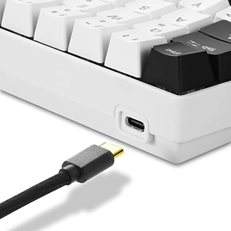 Sharkoon, usb, Skiller SGK50 S4 wh Kailh Brown, Gaming-Tastatur, weiß – Bild 4