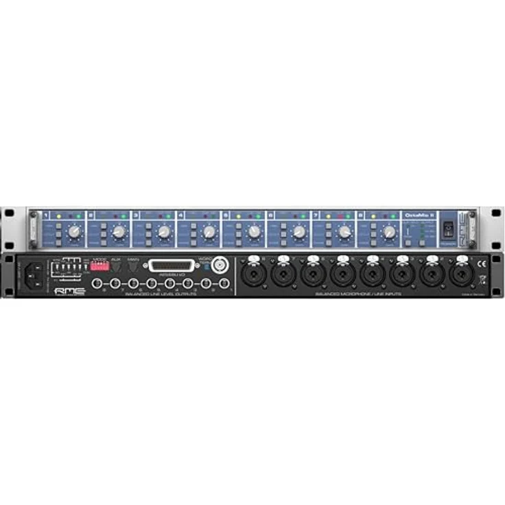 RME Mikrofonvorverstärker (OCTAMICII), 8-Kanal 24 Bit/192 kHz, schwarz – Bild 2