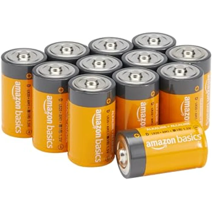 AmazonBasics Batterien Alkali, Typ D, 12 Stück – Bild 2