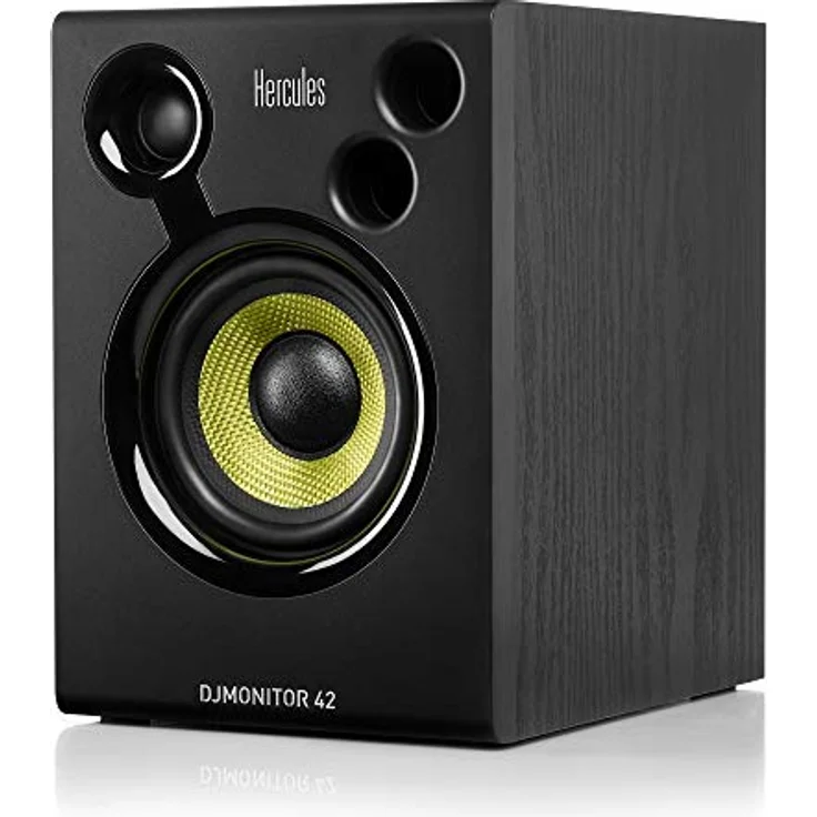 Hercules 4780886 Aktiver Monitor Lautsprecher (2 x 20 Watt) schwarz Kompakt-Lautsprecher - 40 Watt - schwarz – Bild 5