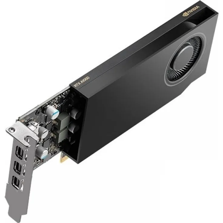 PNY Quadro 8GB NVIDIA RTX A1000 Ampere Low Profile Grafikkarte, 8 GB GDDR6-Speicher, 7680 x 4320 Auflösung, ideal für professionelle Anwender, Small Box