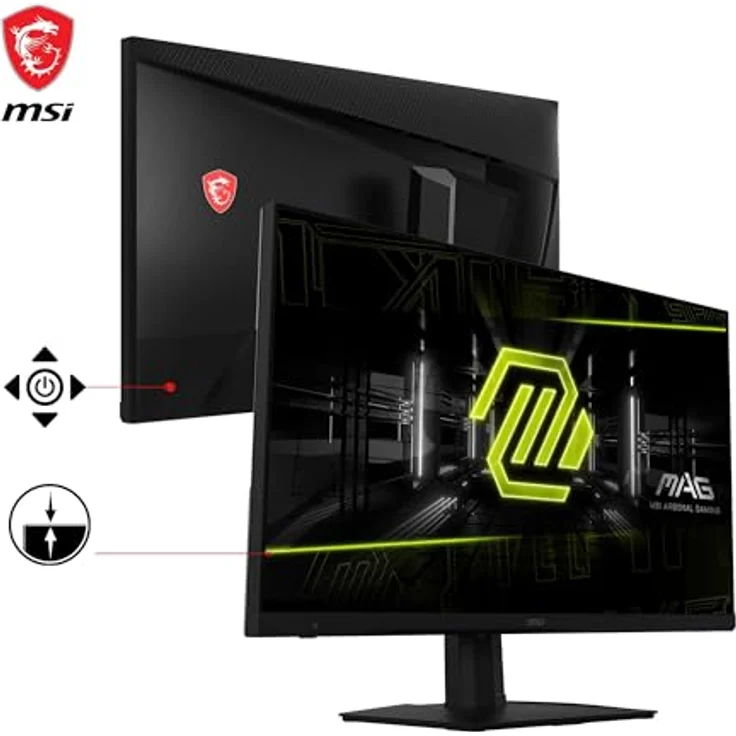MSI MAG 322UPF 32 Zoll 4K Gaming Monitor - UHD 3840x2160, Rapid IPS, 160 Hz, 1 ms, 16:9, HDR 400, Adaptive Sync, schwarz – Bild 3