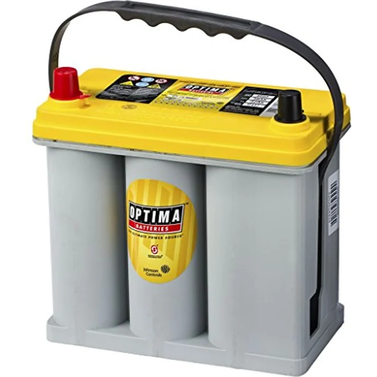 Optima Yellow Top YT S - 2.7, 12V 38Ah AGM Autobatterie mit Spiralcell Technologie, zyklenfest – Bild 1