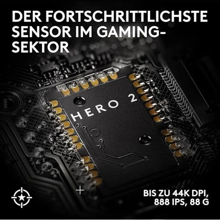 Logitech G PRO X Superlight 2, kabellose Gaming-Maus mit 44K-DPI-Sensor, 5 programmierbaren Tasten, 60 g, 8.000 Hz Signalrate, USB-C-Ladefunktion - Schwarz – Bild 3