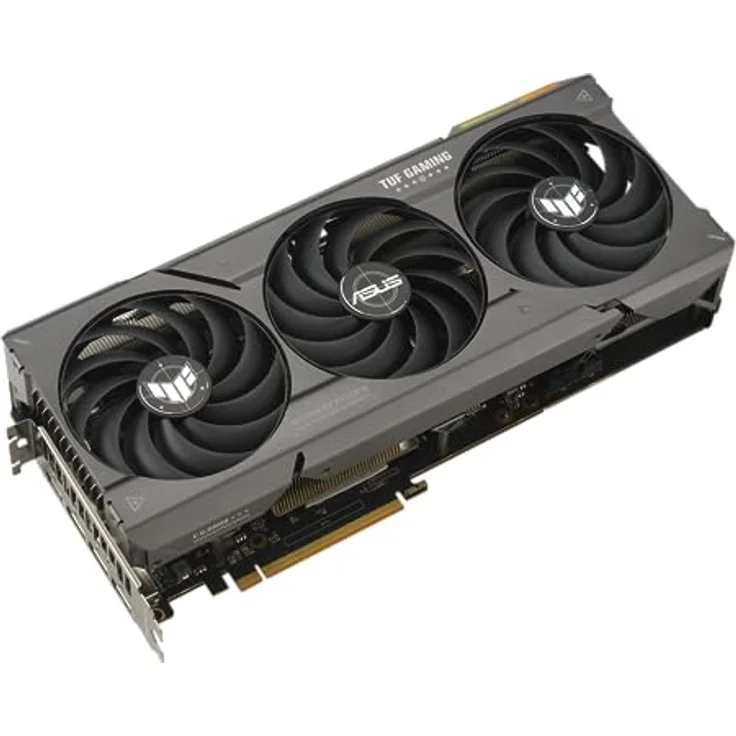 ASUS TUF Gaming Radeon RX 7800 XT OC Edition 16GB GDDR6 Gaming Grafikkarte schwarz (AMD Radeon RX7800XT, PCIe 4.0, 1x HDMI 2.1, 3X DisplayPort 2.1, TUF-RX7800XT-O16G-GAMING) – Bild 3